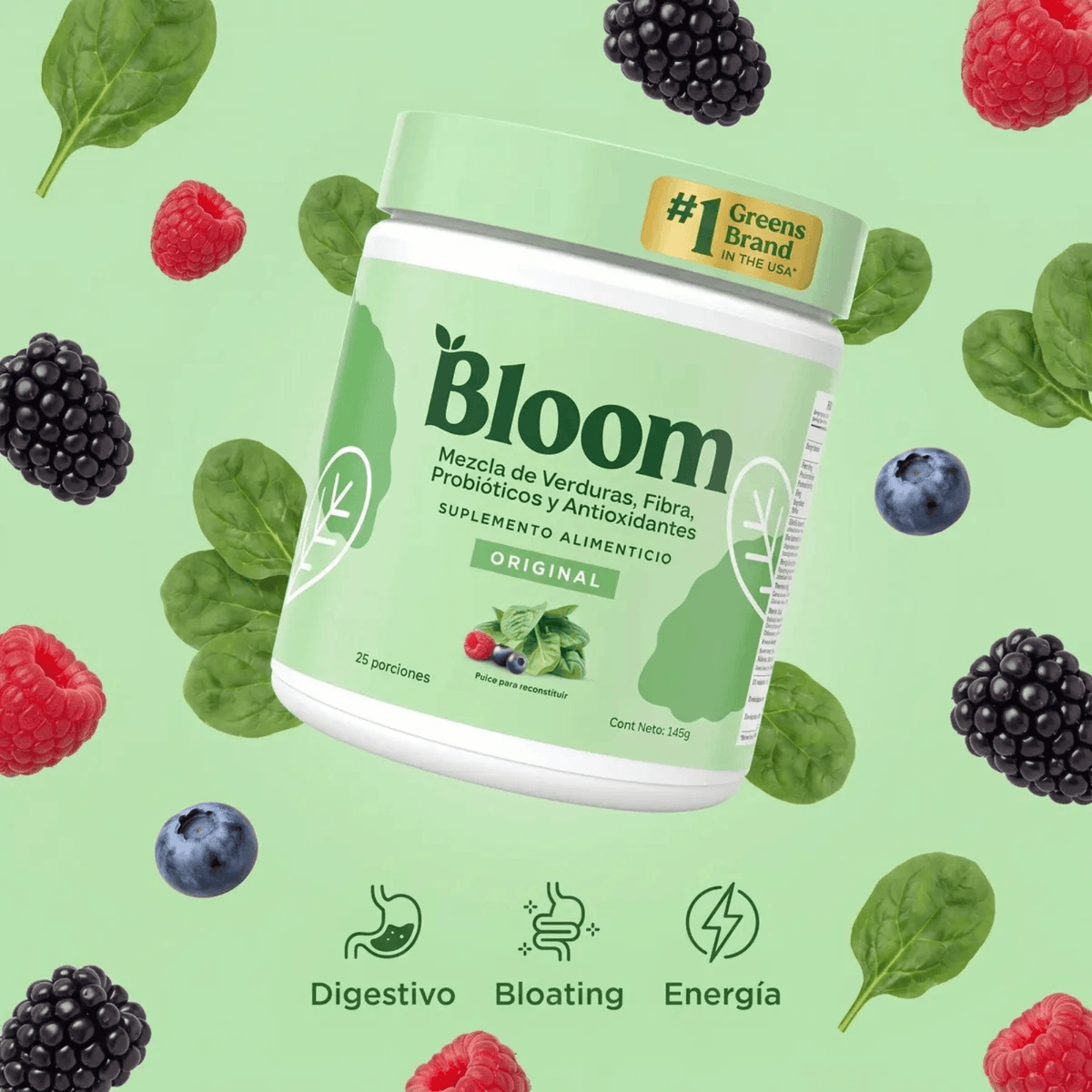 Bloom Greens Sabor Original - 25 Porciones