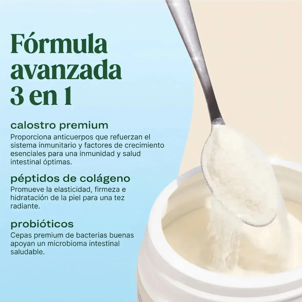 Bloom Calostro Con Colágeno Hidrolizado Sin Sabor