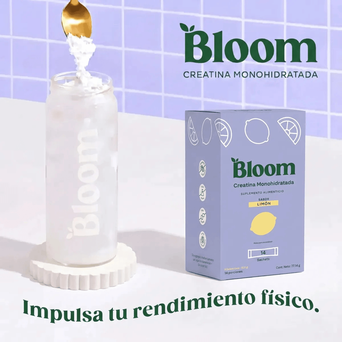Creatina Sabor Limón 14 Sobres