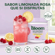 Pre Workout Sabor Limonada Rosa Tarro 25 ct