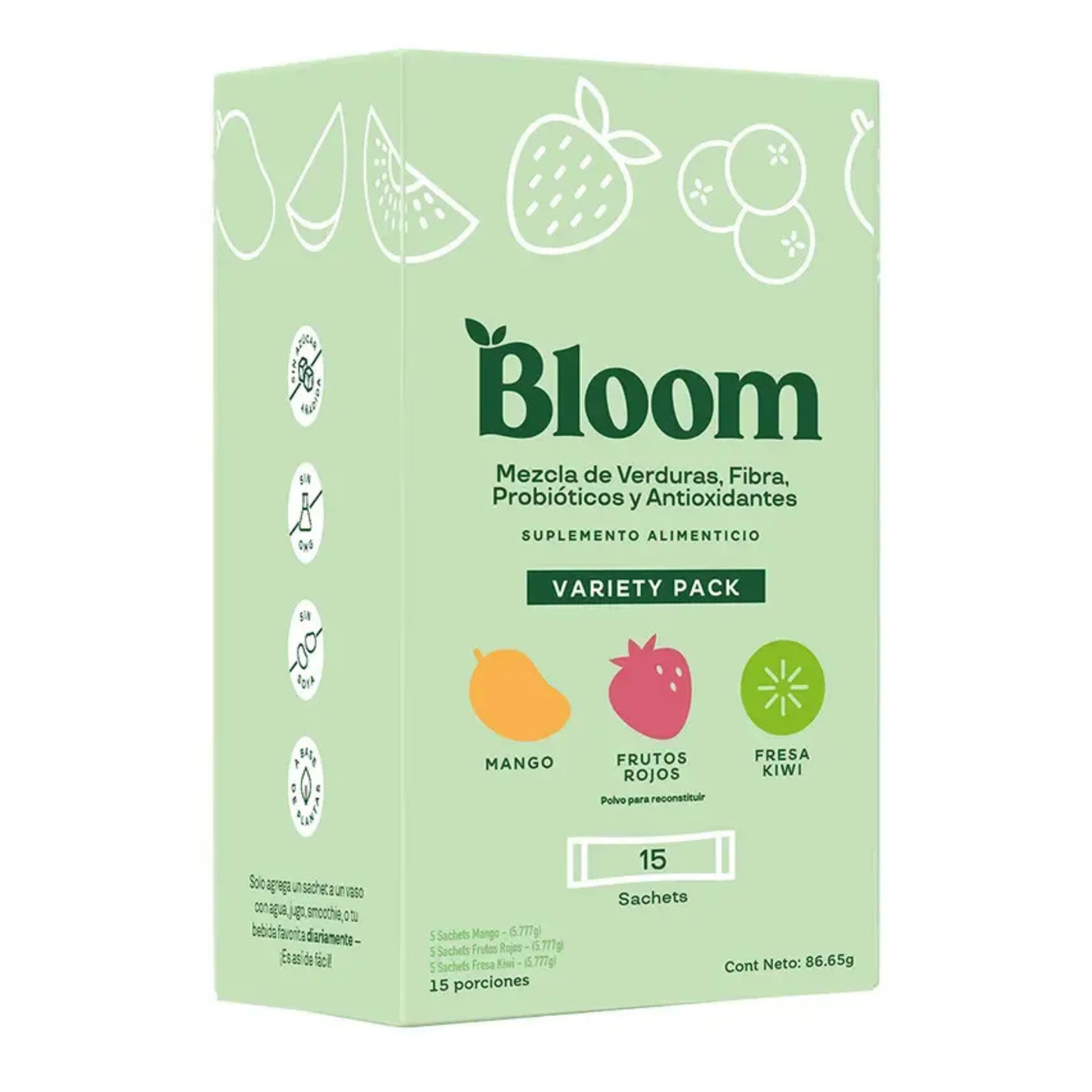 Greens Sachets Variedad De Sabores 15 sobres