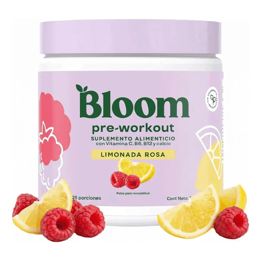 Pre Workout Sabor Limonada Rosa Tarro 25 ct