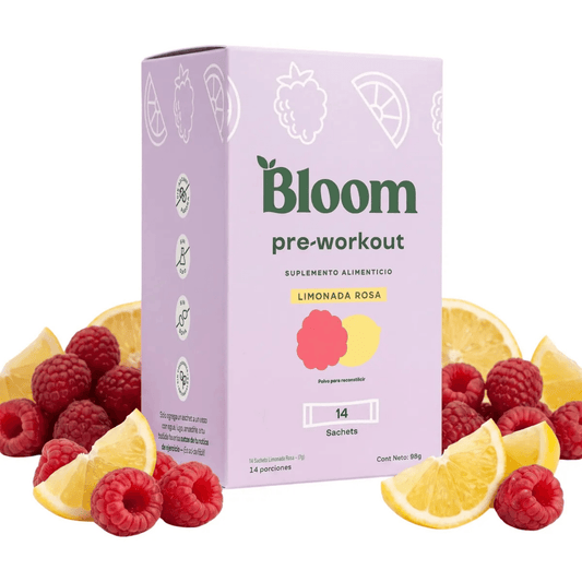 Pre Workout Sabor Limonada Rosa 14 Sobres